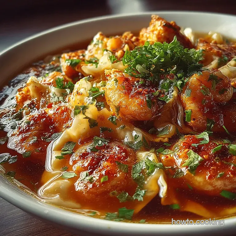 The Proper Chow Restaurantquality Wonton Soup Made Easy at Home presentation