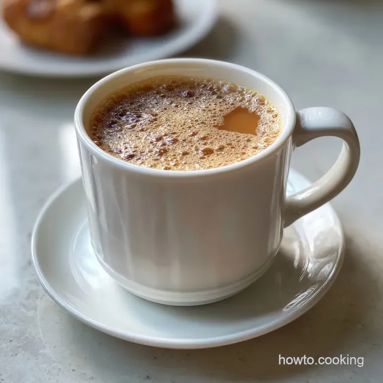 London Fog: Classic Velvety Earl Grey Tea Latte presentation