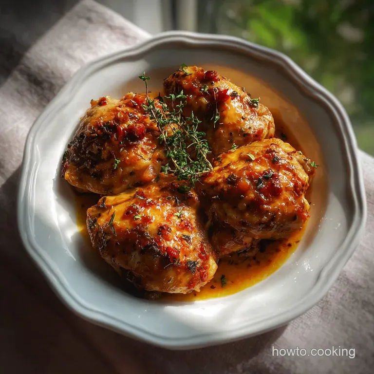 Easy Marry Me Chicken Recipe presentation