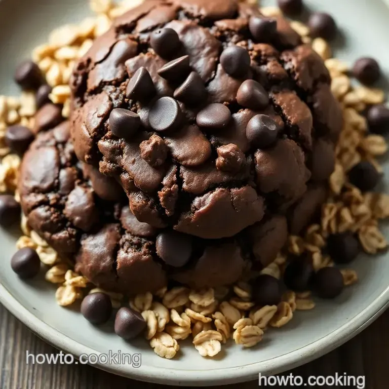 Easy No-Bake Chocolate Cookies presentation