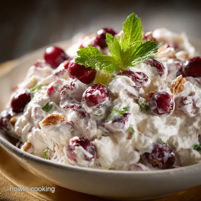 Cranberry Fluff Salad: The Perfect Sweet Tart No-Bake Thanksgiving Side