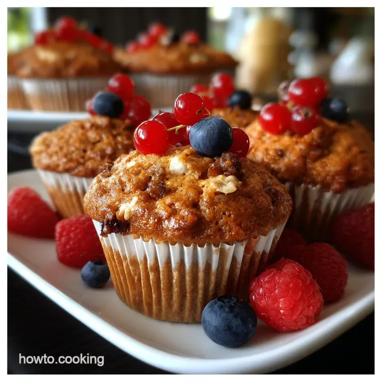Easy Protein Muffins Recipe for Soft Texture presentation