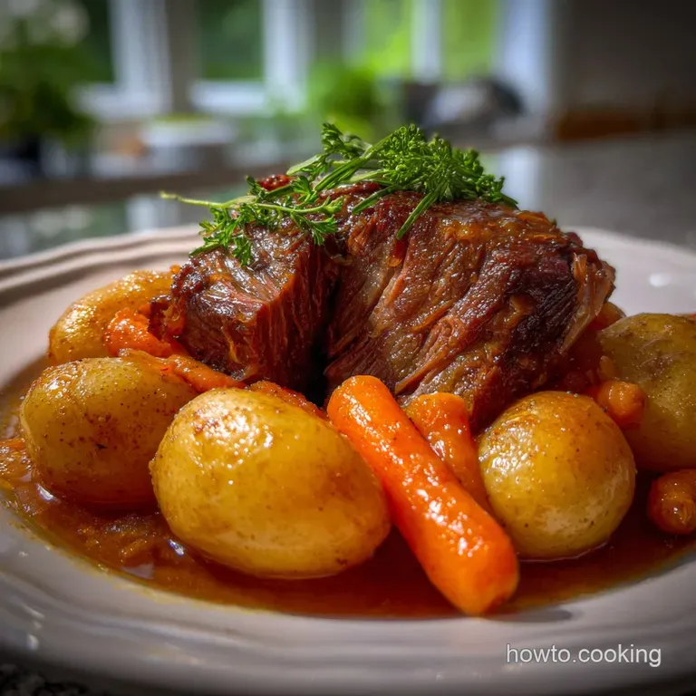 The Best Slow Cooker Pot Roast: Ultimate Easy Recipe presentation