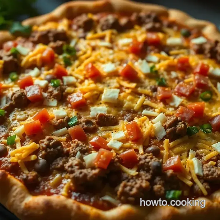 Easy Taco Pizza