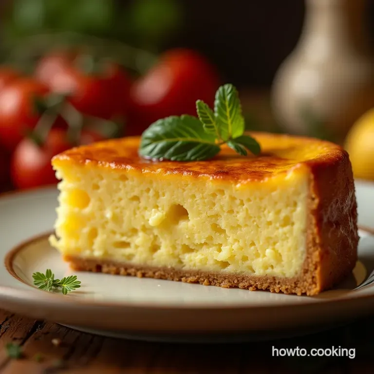 The Ultimate Golden Zapekanka Ukrainian Baked Farmers Cheese Delight presentation