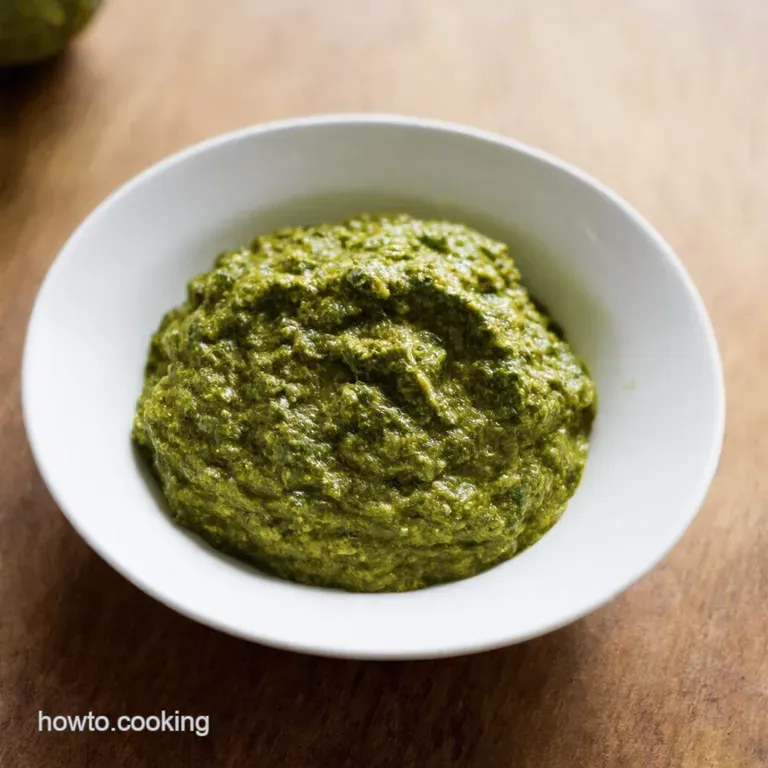 Effortlessly Elegant The 5Minute Fresh Basil Pesto presentation