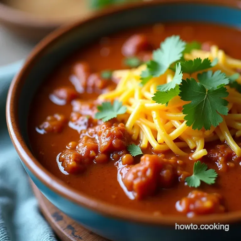 Enchilada Chili Southwest Comfort in a Bowl