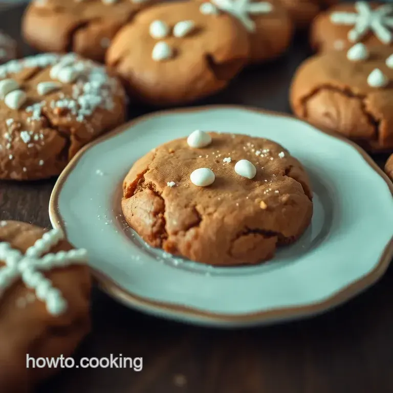 Festive Gingerbread Holiday Cookies presentation