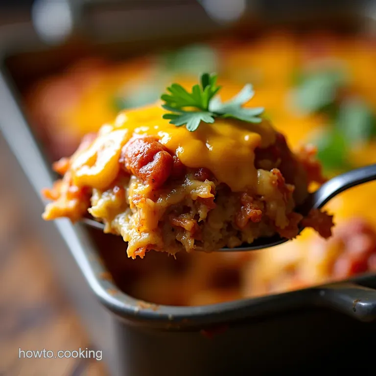 Fiesta Taco Tortilla Bake presentation