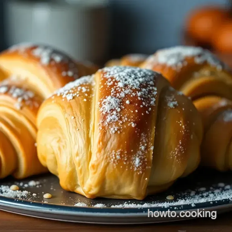 Flaky Buttery Homemade Croissants