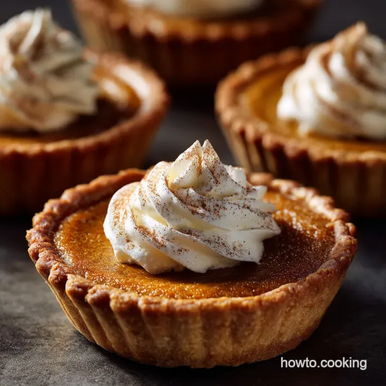 Mini Pumpkin Pies: Flaky Spiced Individual Desserts for Entertaining presentation