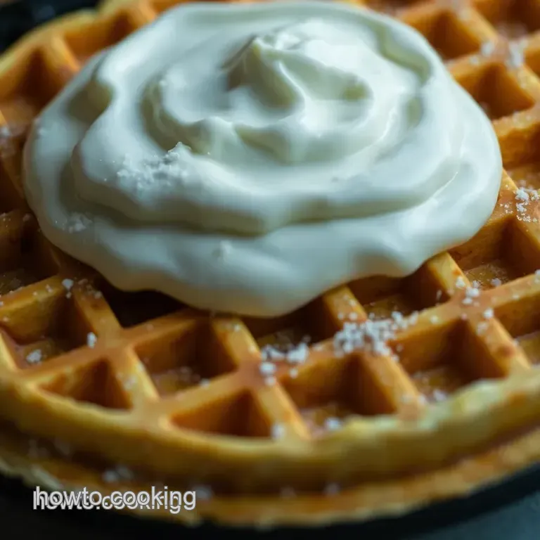 Fluffy Gluten-Free Waffles presentation