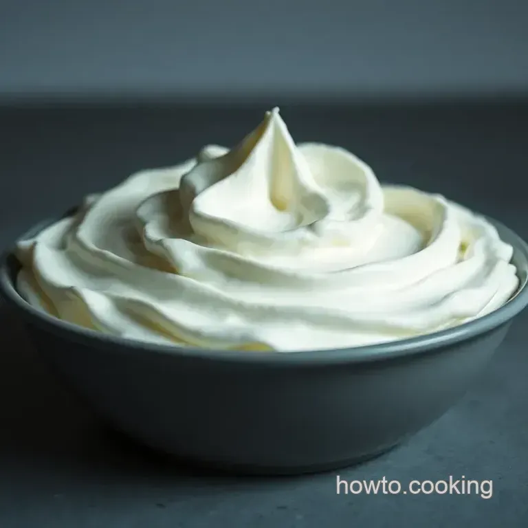 Fluffy Whipped Cream Delight: The Perfect Topping for Any Dessert!