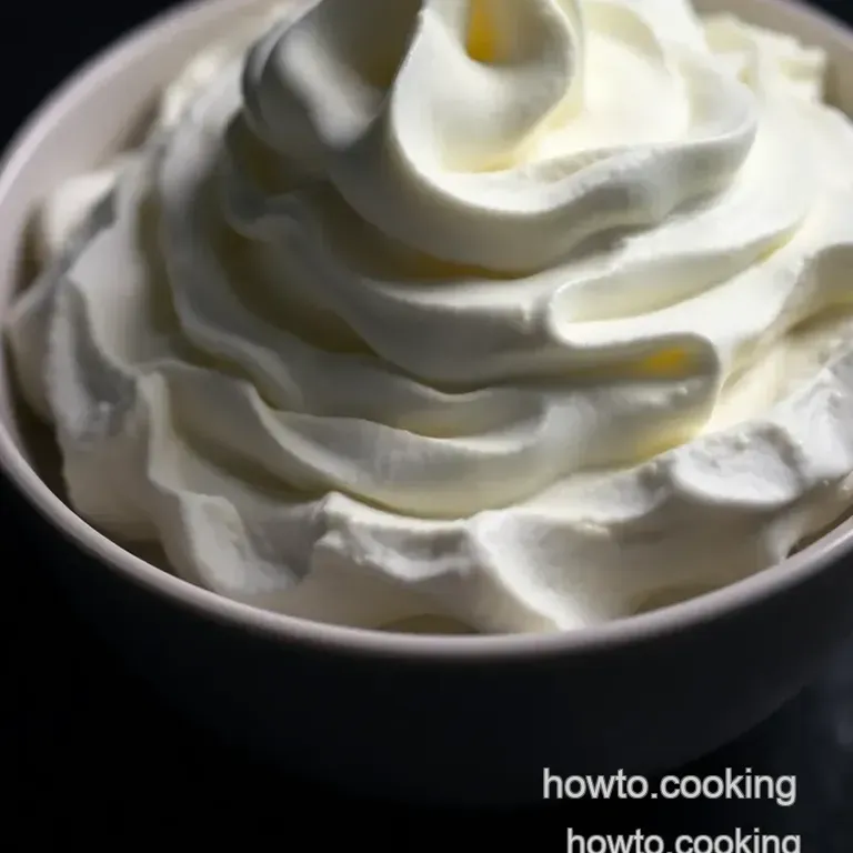 Fluffy Whipped Cream from Scratch: the Ultimate Crown for Your Desserts presentation