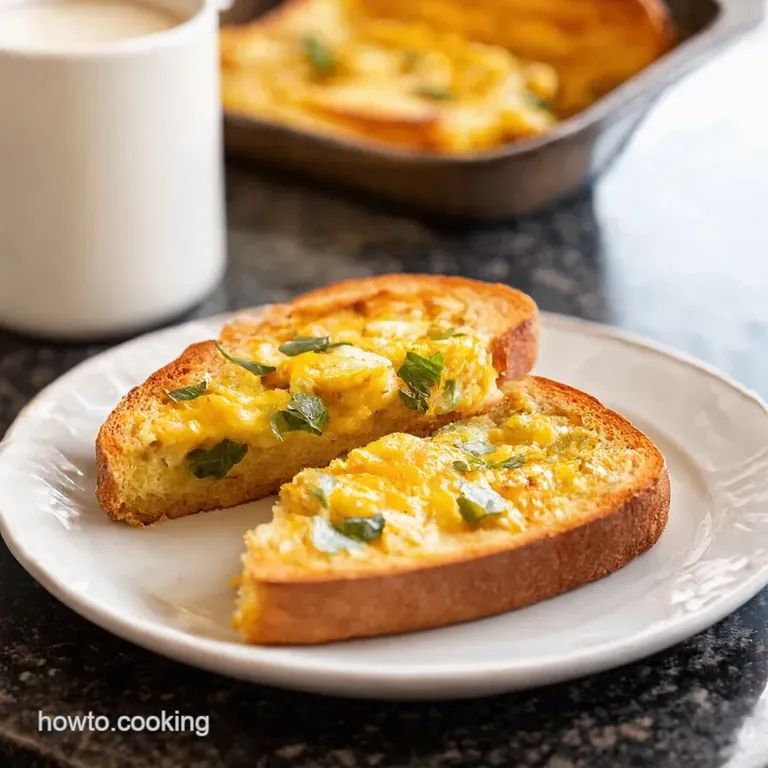 Focaccia Fiesta Toast presentation