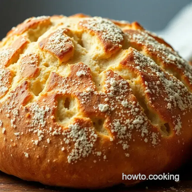 Foolproof Crusty No-Knead Bread