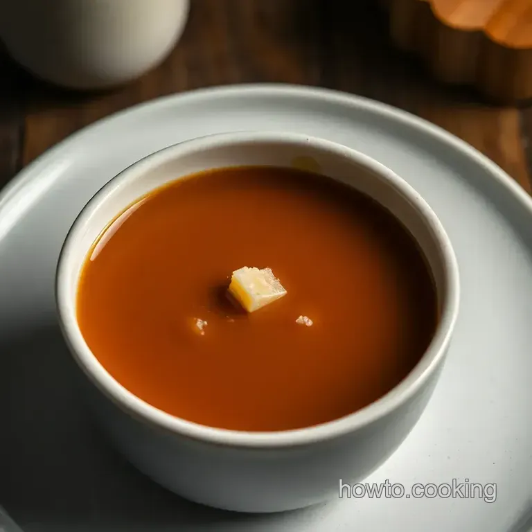 Foolproof Homemade Caramel Sauce (Silky Smooth!) presentation