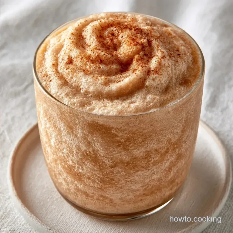 Four Ingredient Coffee Slushie: Thick and Frothy