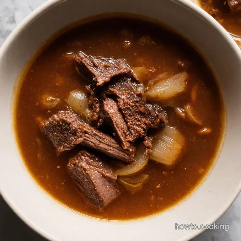 French Onion Short Rib Soup A Hearty Savoury Twist