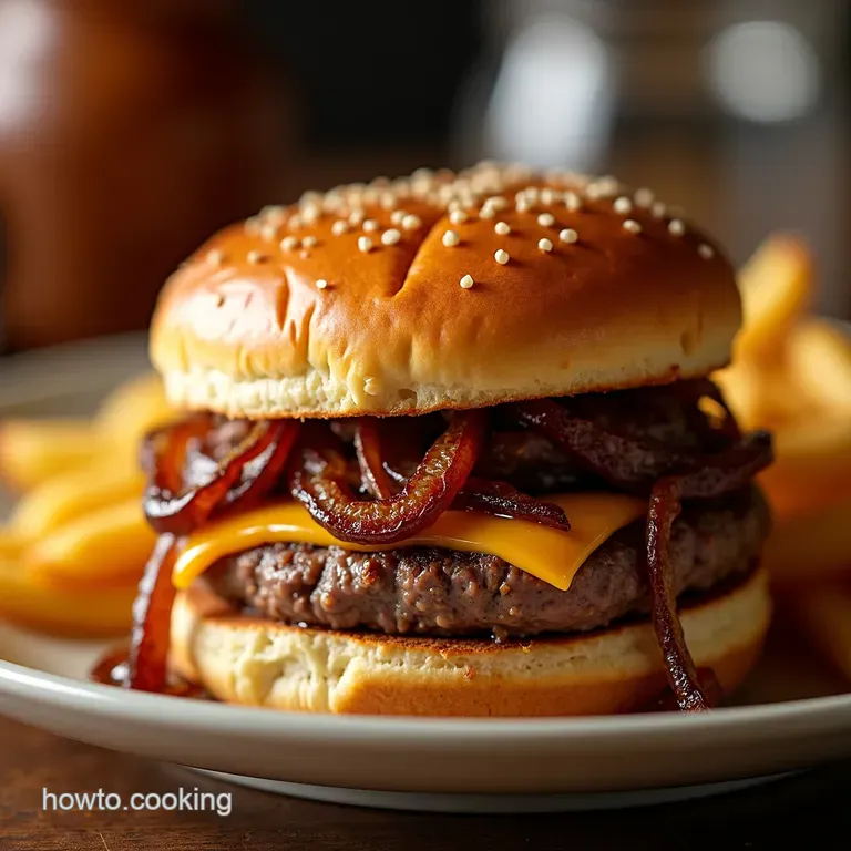 French Onion Soup Sliders with Ground Beef presentation