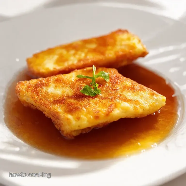 Fried Halloumi with Hot Honey
