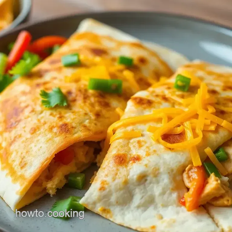 Quick and Cheesy Chicken Quesadillas: Fry in 25 Minutes!