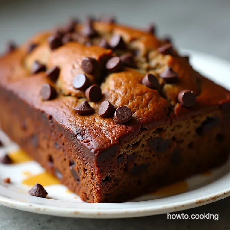 The Nothing Left In The Fruit Bowl Fudgy Chocolate Chip Banana Bread