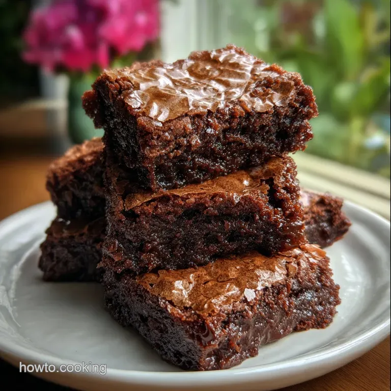Brownie Recipe: Chefs Fudgy Crinkly Top