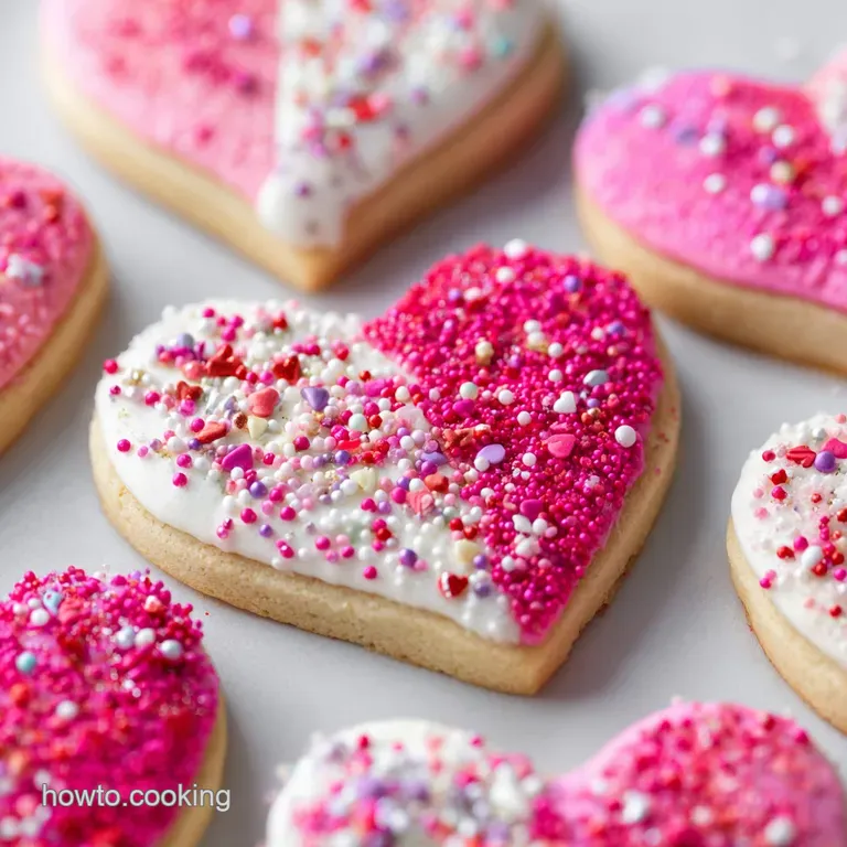 Galentines Party Food Idea with Heart Shaped Sugar Cookies