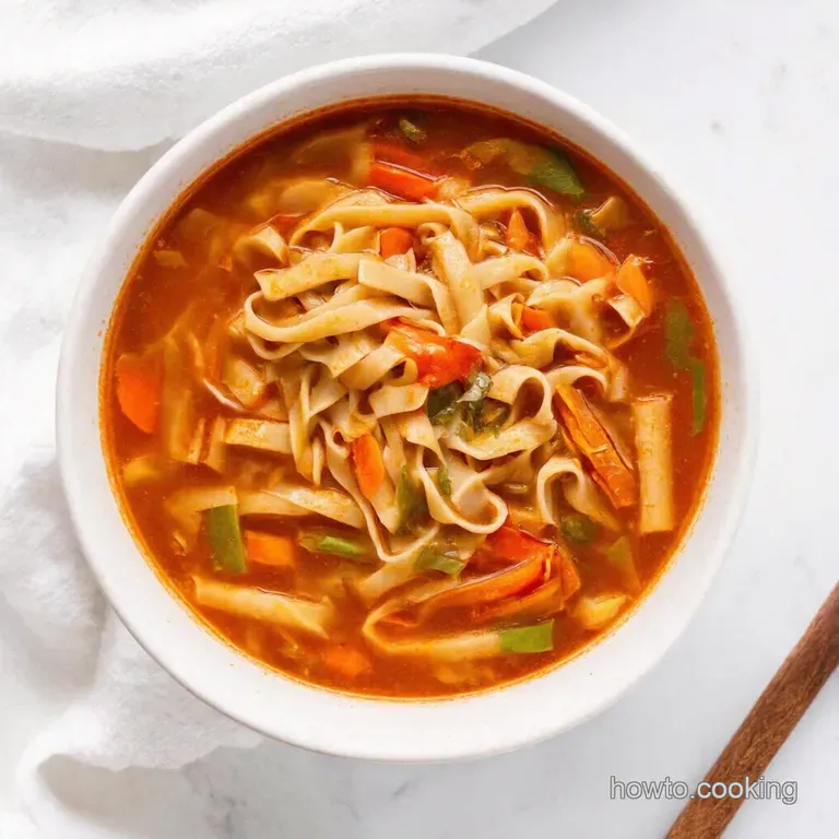 Garden Noodle Soup Veggie Comfort in a Bowl