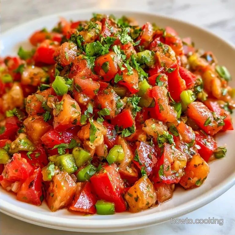 Garden Salsa with Roma Tomatoes