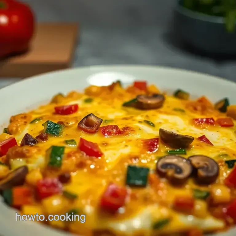 Garden Veggie & Cheese Breakfast Bake