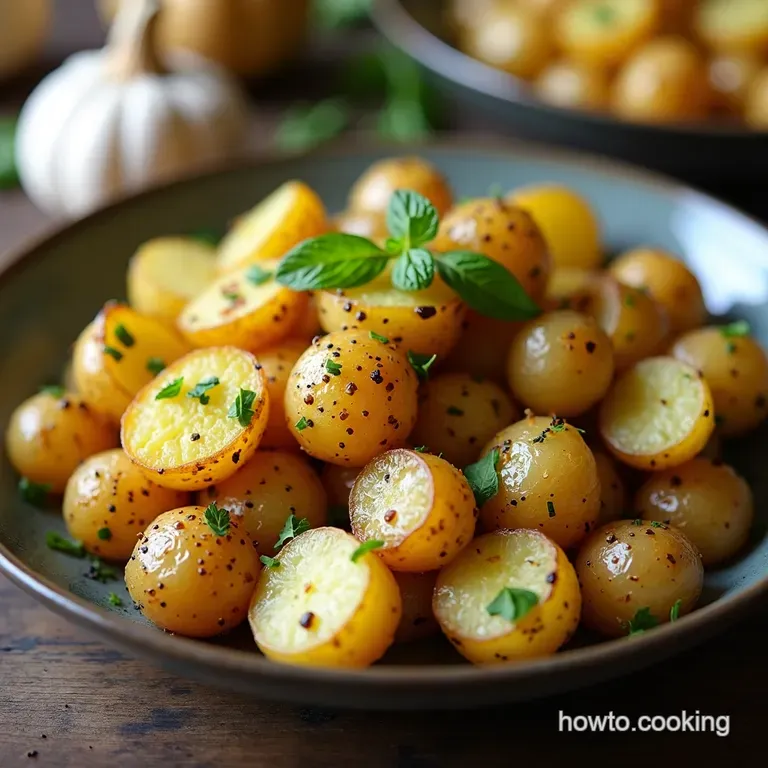 Garlic Herb Roasted Potatoes The Best Damn Potatoes Youll Ever Make