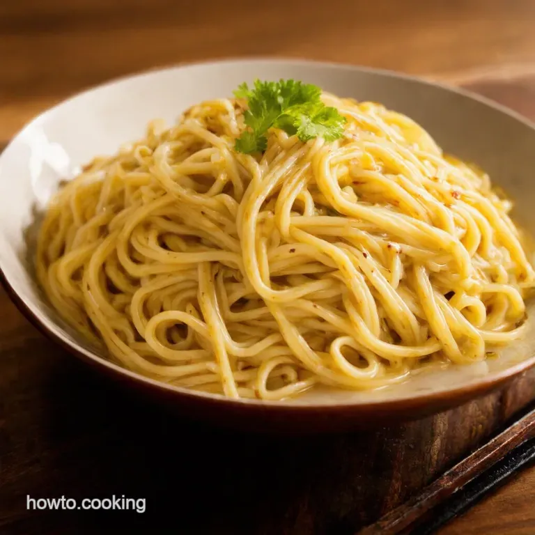 Garlic Noodles a Weeknight Wonder presentation