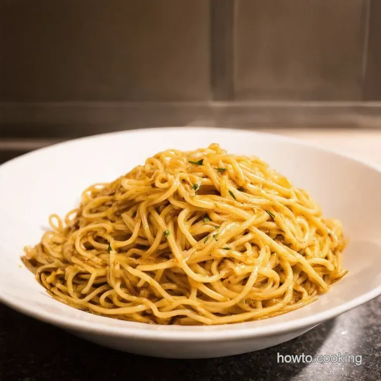 Garlic Noodles Slurpable Garlicky Goodness in Minutes presentation