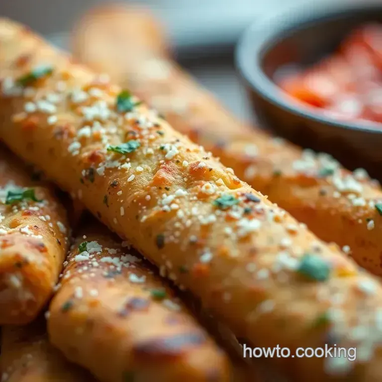 Garlicky Goodness: Homemade Breadsticks