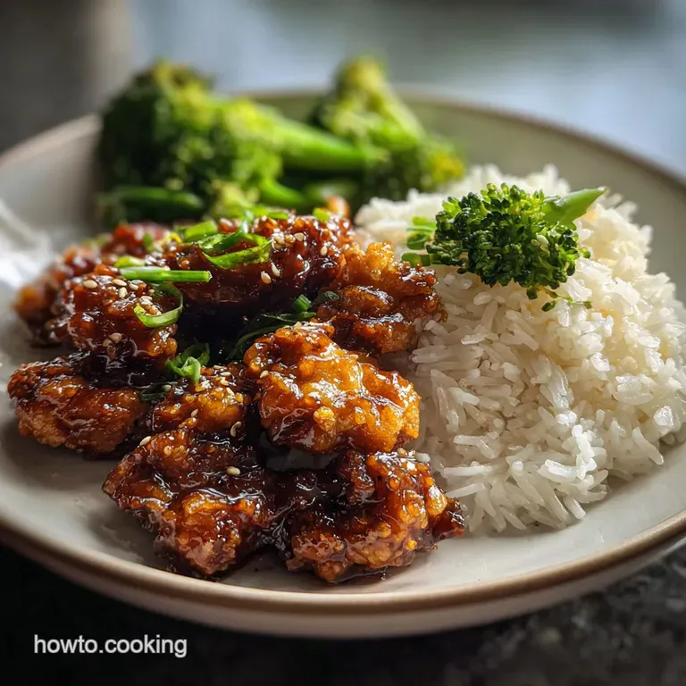 General Tso Chicken with Shatter Crisp Coating