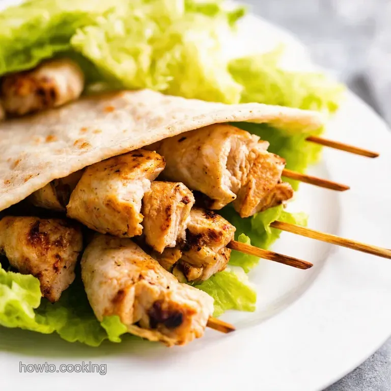 Get Your Greek On Authentic Chicken Souvlaki Wraps