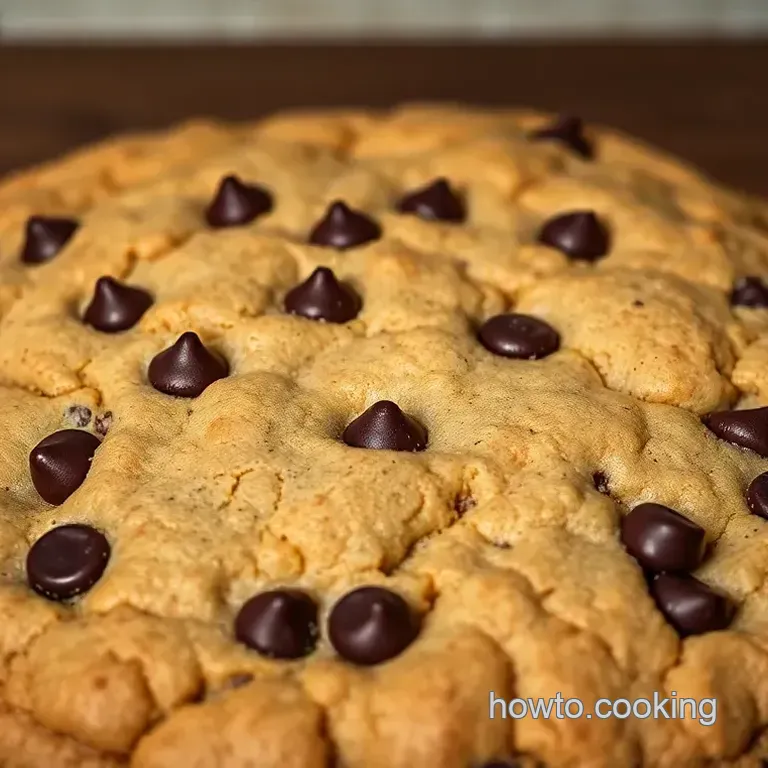 Gigantic Chocolate Chip Cookies: A Whimsical Delight