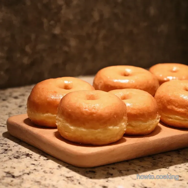 Glazed Glorious Homemade Yeast Doughnuts presentation