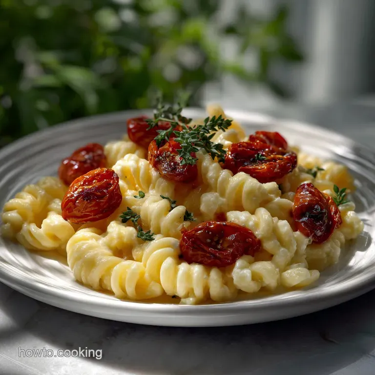 Easy Goat Cheese Pasta with Blistered Tomatoes