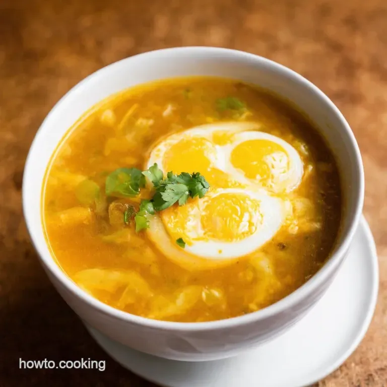 Golden Cloud Egg Drop Soup A 15Minute Classic presentation