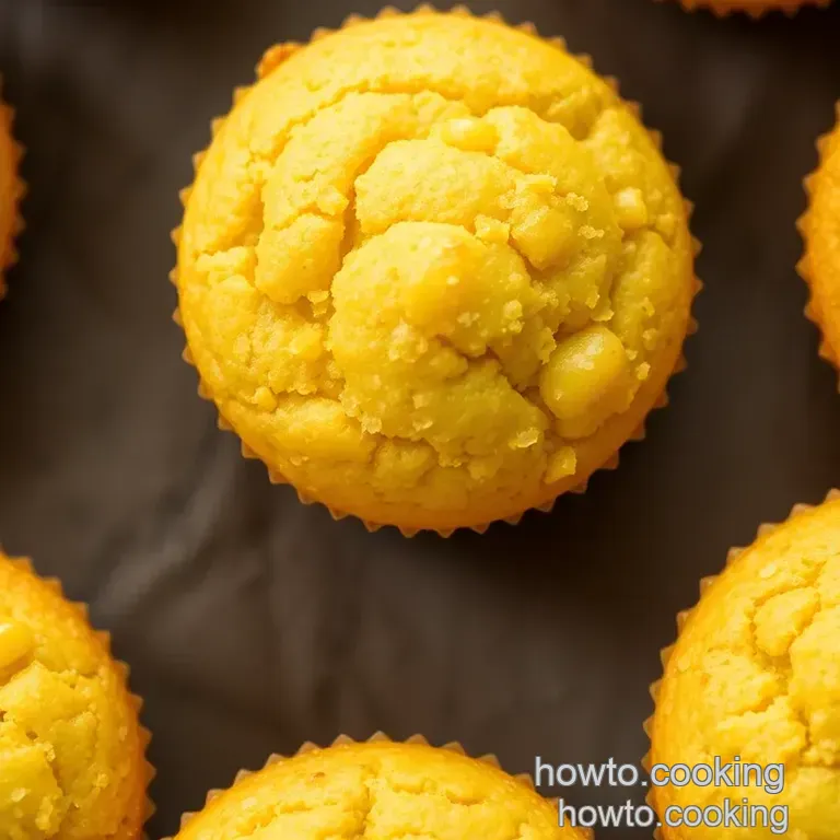 Golden Goodness: Classic Sweet Corn Muffins presentation
