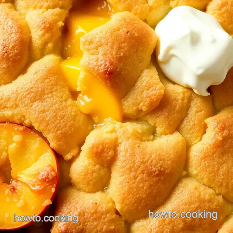 Grandma Betty s No-Fuss Peach Cobbler presentation