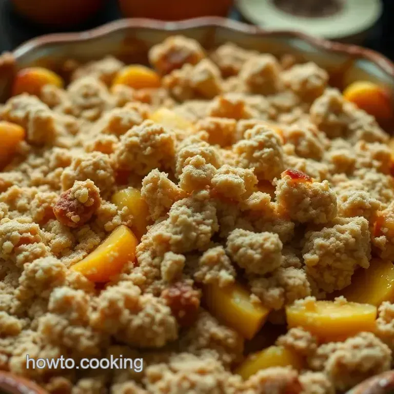 Grandma s Golden Peach Crisp