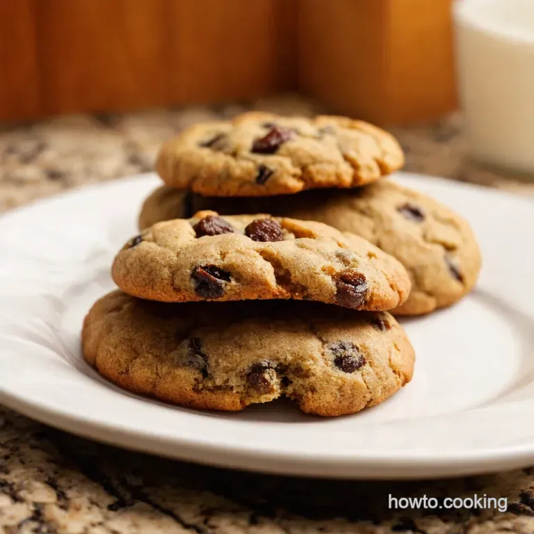 Grandmamas Chewy Oatmeal Raisin Cookies presentation