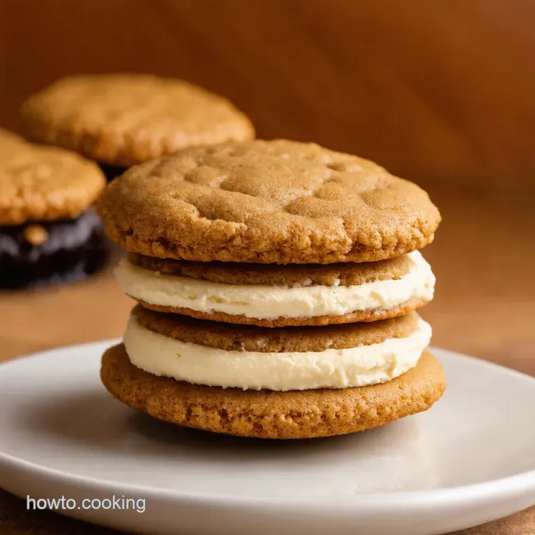 Grandmas Elevated Oatmeal Cream Pies presentation