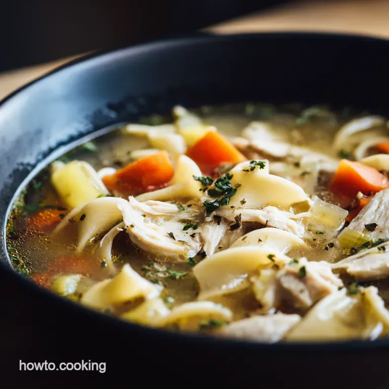 Grandmas Healing Chicken Noodle Soup