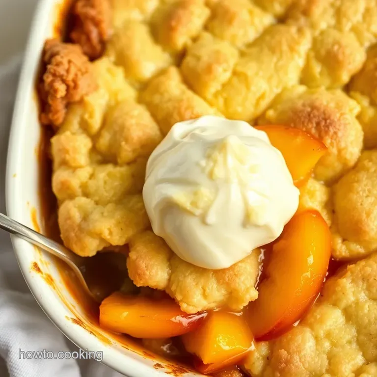 Grandma’s Hug-in-a-Dish: Peach Cobbler