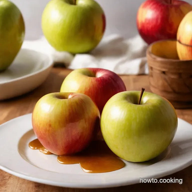 Granny Smith Glam Homemade Caramel Apples Thatll Knock Your Socks off presentation